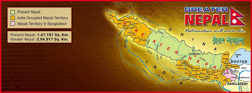 नेपाल सरकार र इन्डियाबीच सम्पन्न अनुदान सहायता संझौतामाप्रति ग्रेटर नेपालको आपत्ति 